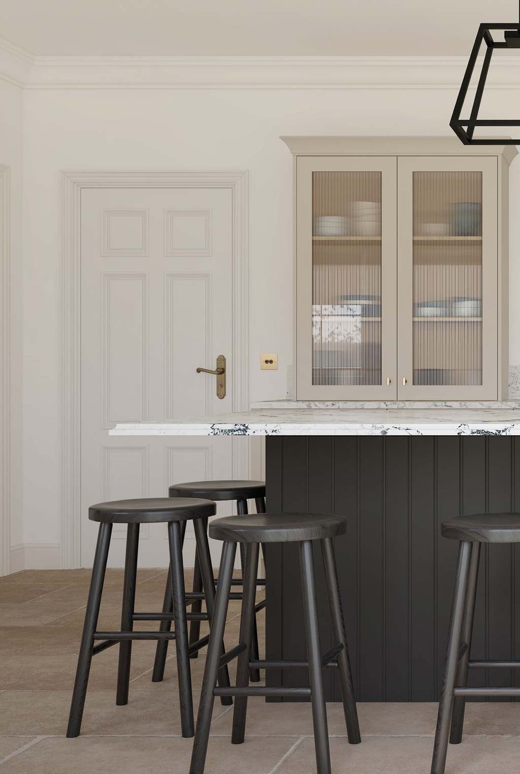 Hunton kitchen in Taupe Grey and Graphite