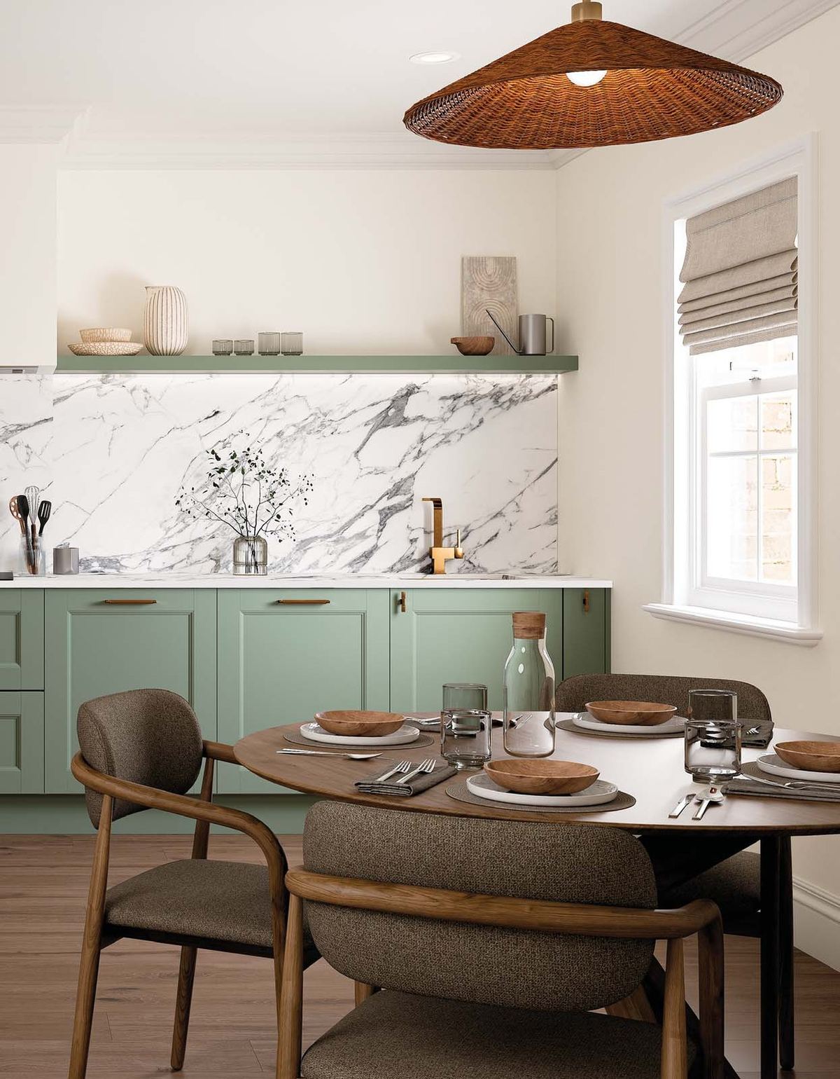 Belsay Beaded kitchen
